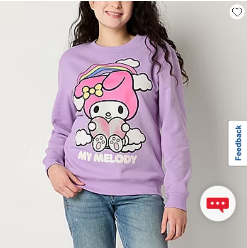 Sanrio My Melody Purple Hoodie